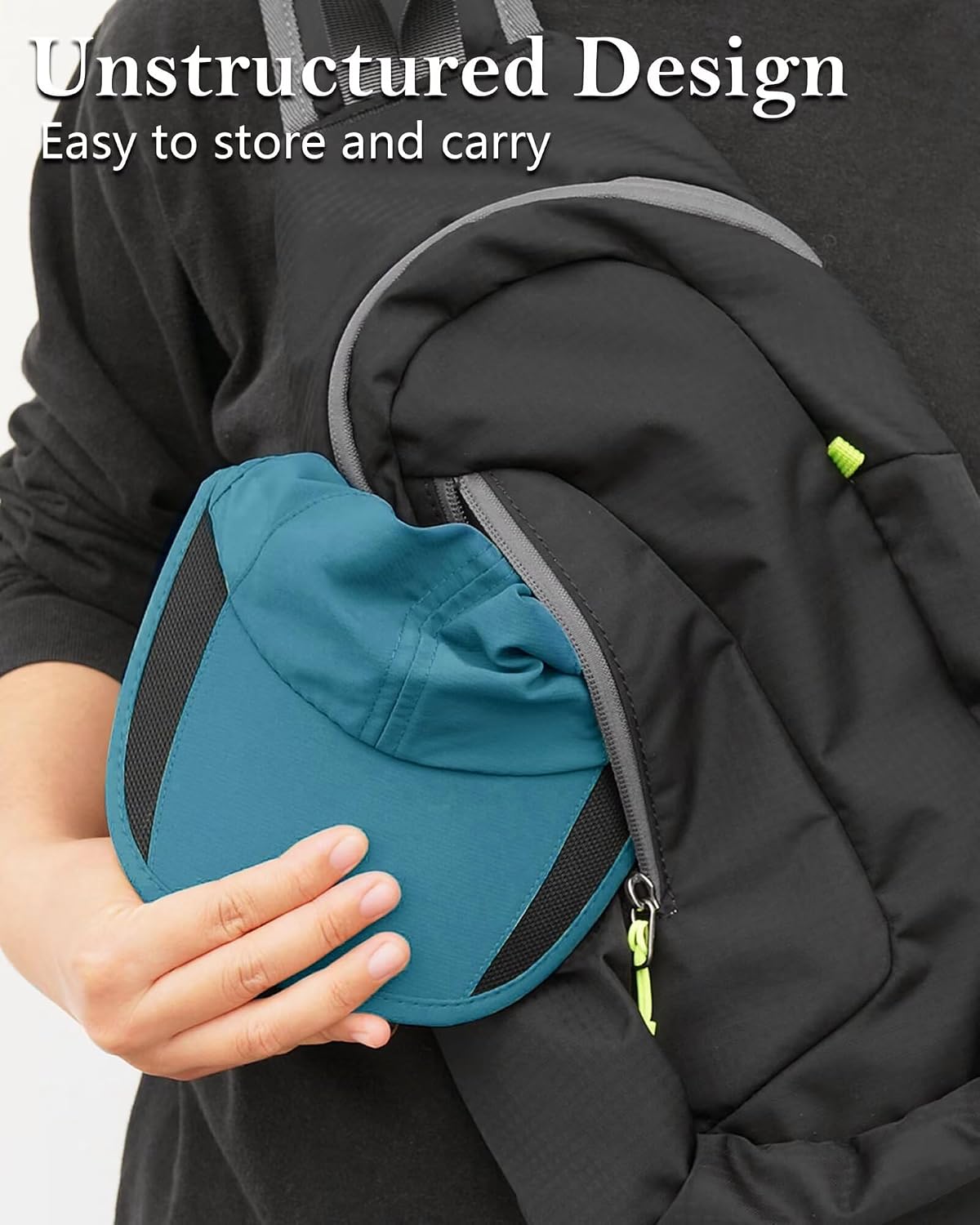 Detalle 2 de GADIEMKENSD Unstructured Quick-Dry Sports Cap – unisex Outdoor-Kappe mit UPF 50+