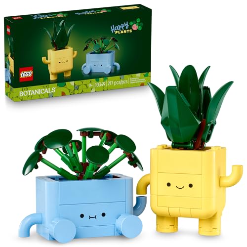 Detalle de LEGO Botanicals Happy Plants Building Toy (10349): Creative Indoor Garden for Kids 9+
