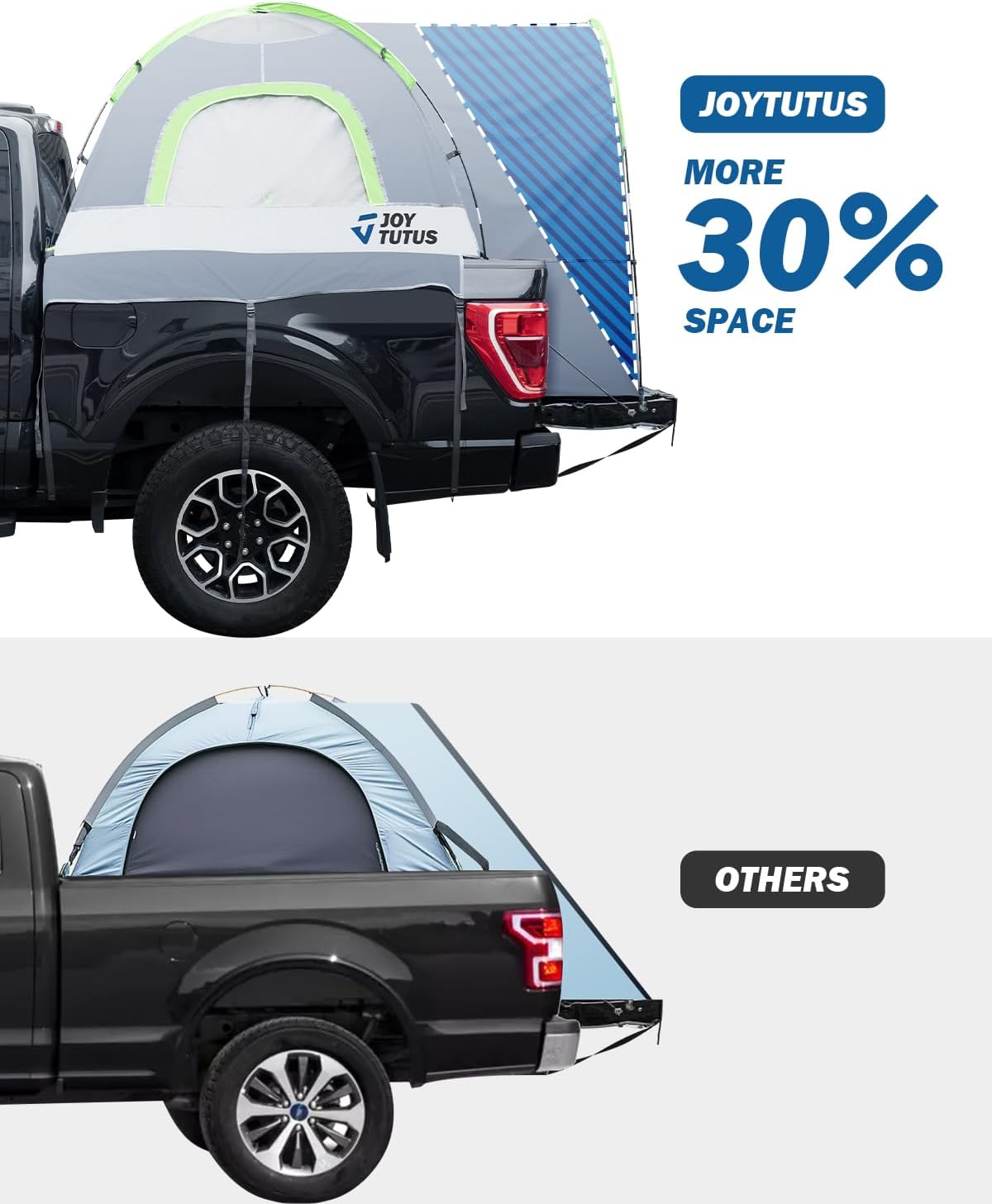 Detalle 2 de JOYTUTUS Truck Bed Tent for 5.5–5.8-ft Beds