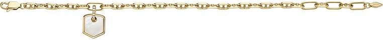 Detalle de Fossil Damenarmband Heritage Messing Kettenarmband