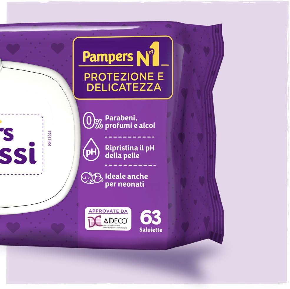 Detalle 2 de Pampers Progressi Salviette neonato 756 unità