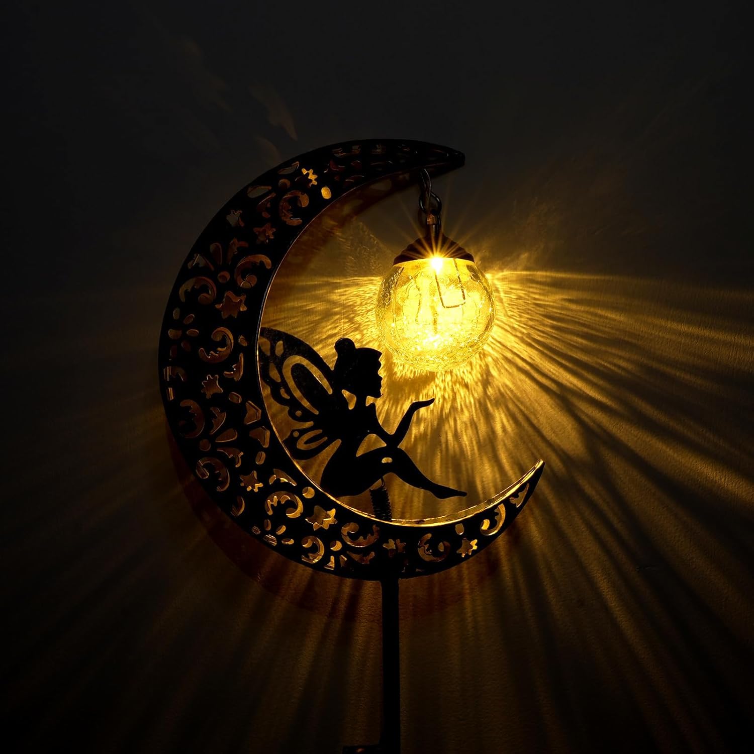 Detalle de AcaJoe Solar Fairy Moon Garden Light 8h