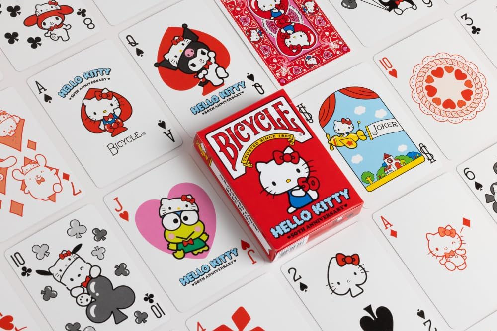Thumbnail 2 de Bicycle Hello Kitty baraja 50th Anniversary
