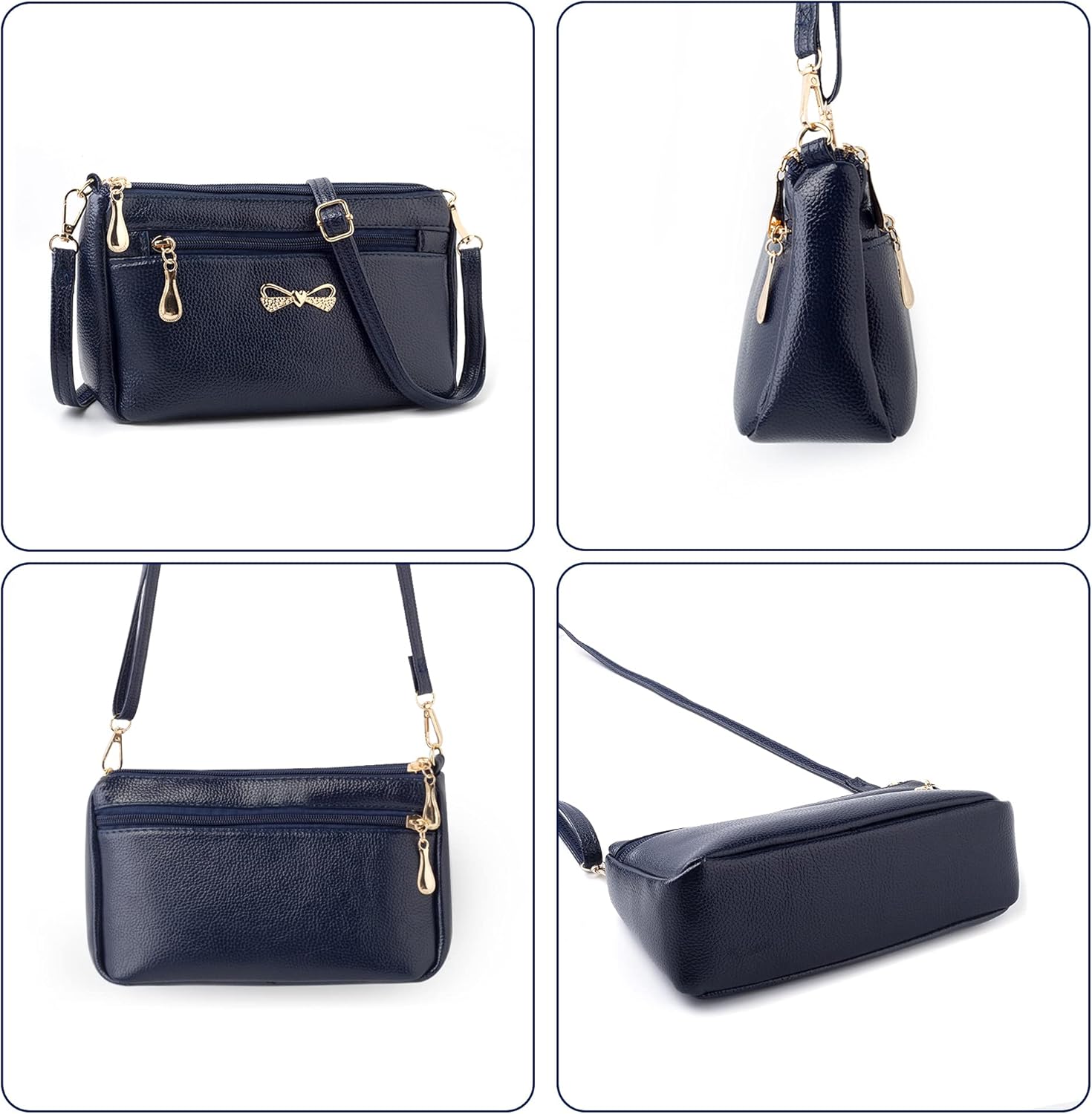 Thumbnail 3 de FULEI Small Women's Cross-body Bag in Soft PU Leather