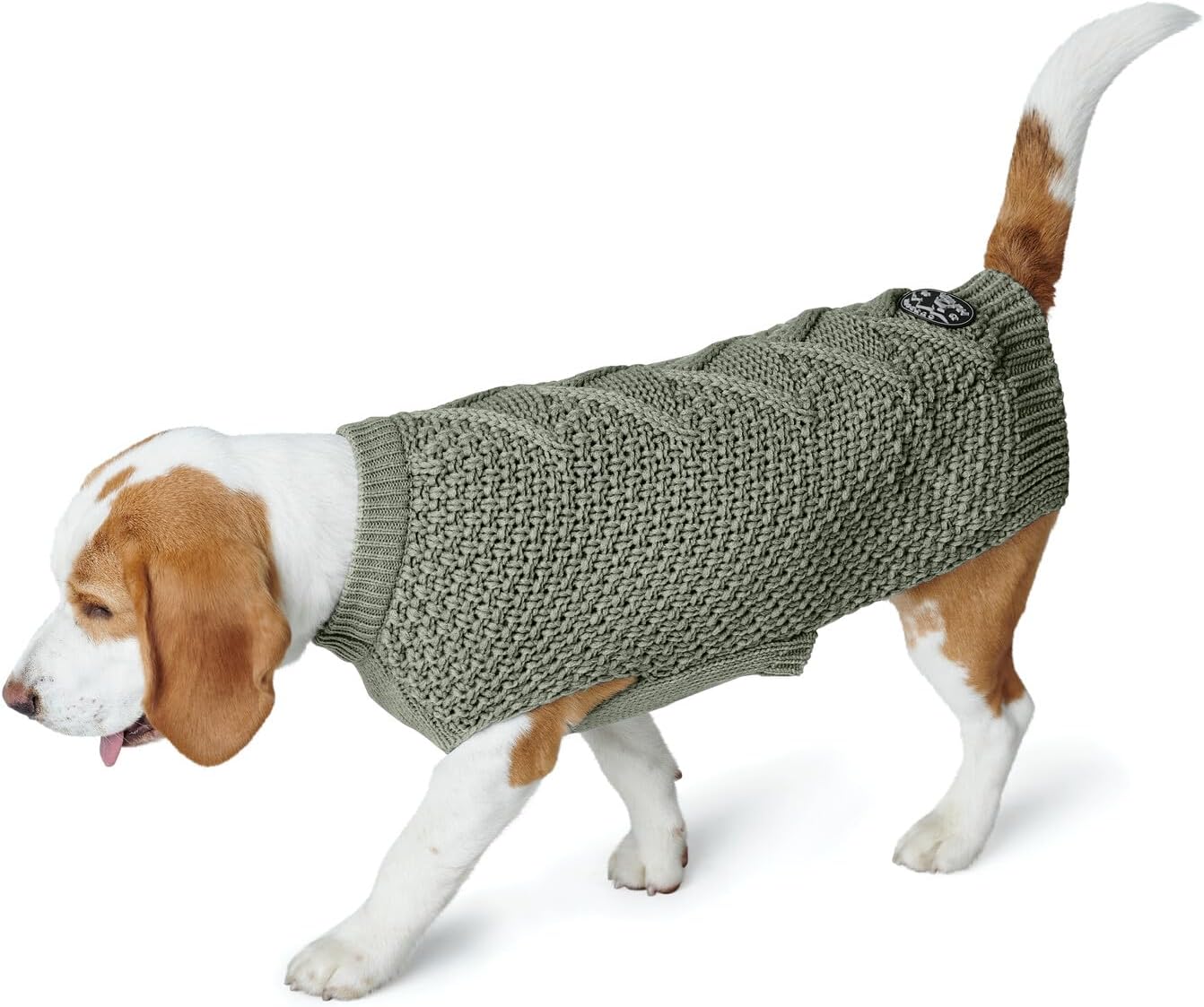 Thumbnail 3 de Hundepullover MALMÖ in Khaki, Größe 30