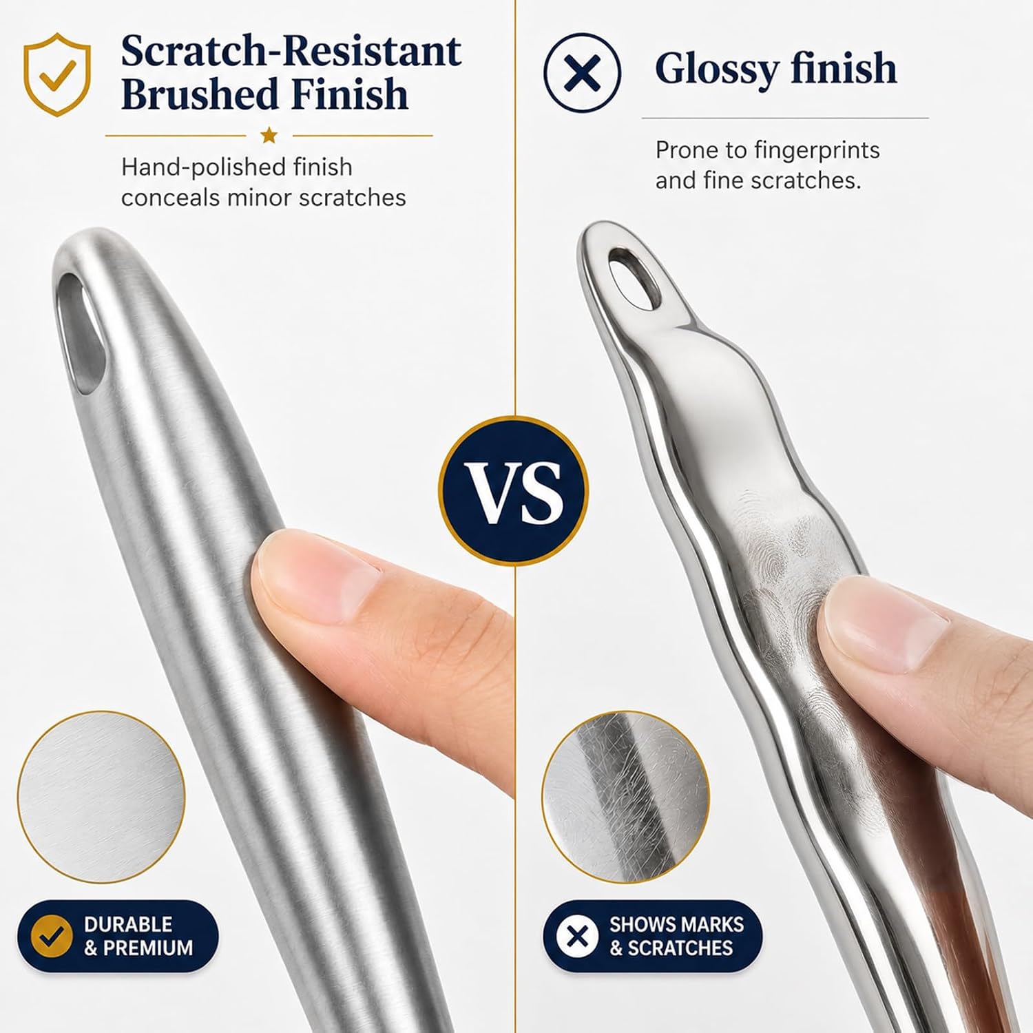 Thumbnail 6 de Newness Cooking Utensil Set, 18/8 Stainless Steel