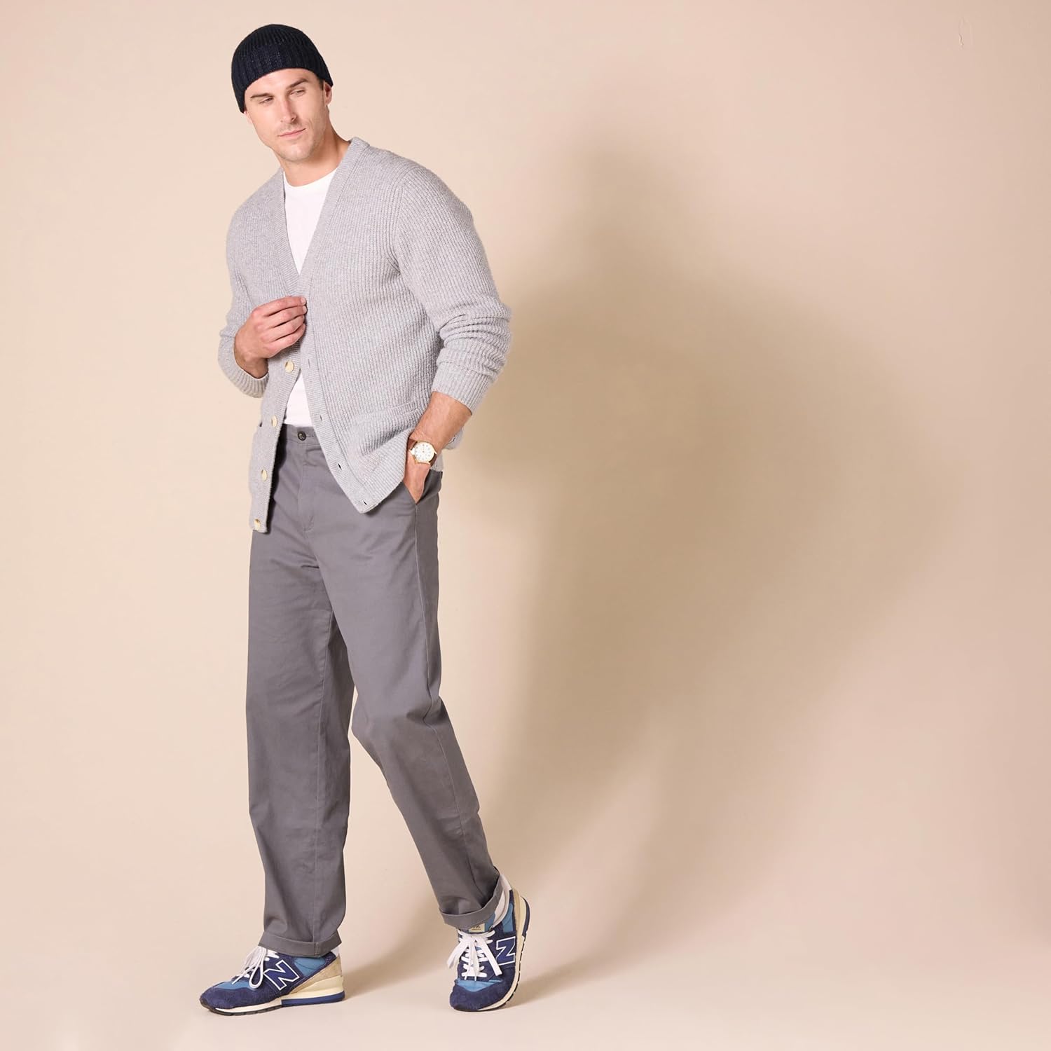 Thumbnail 6 de Amazon Essentials Herren Legere Stretch-Chinohose in klassischer Passform (Khaki)
