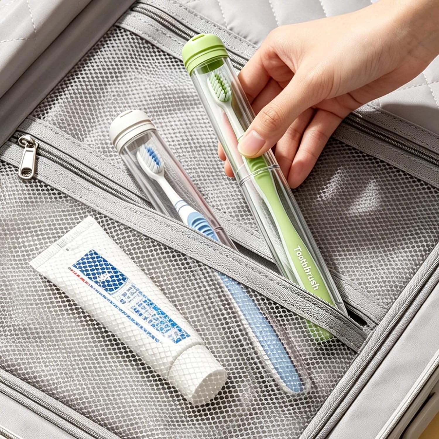Detalle de MOPMS Toothbrush Holder Case 2-Pack