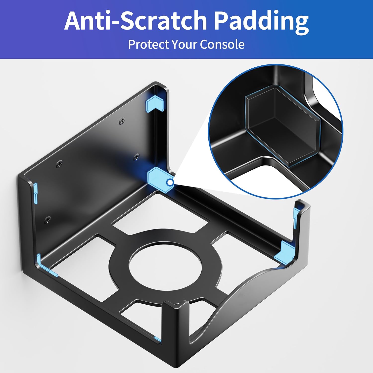 Detalle de Wall Mount for Xbox Series X – Metal Console Holder with Ventilated Base