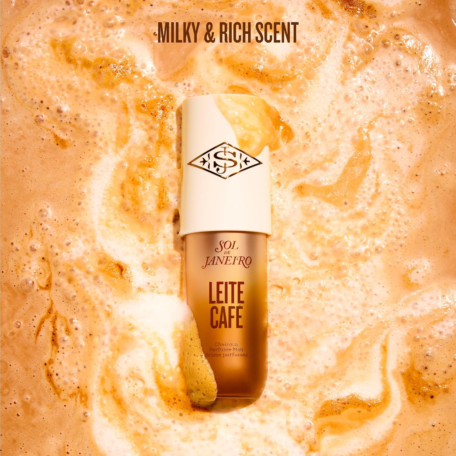 Detalle de Sol de Janeiro Leite Cafe Perfume Mist, 3 fl oz, Limited Edition Milky Gourmand