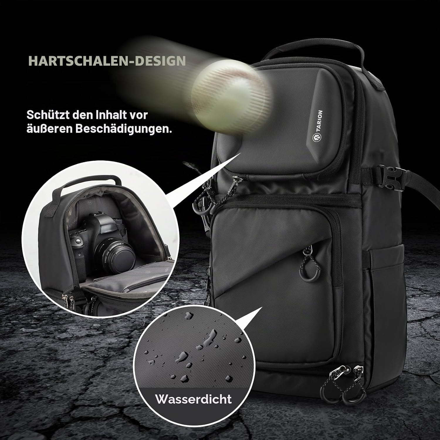 Detalle de TARION TR-S Sling Kameratasche 6,5L