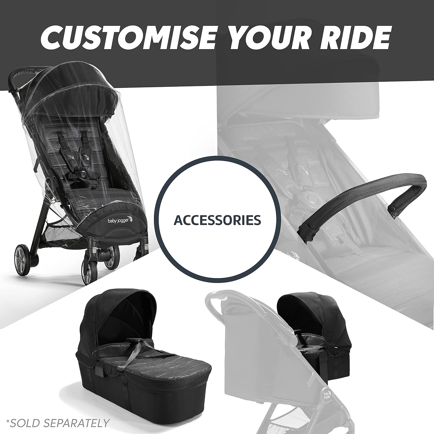 Thumbnail 6 de Baby Jogger City Tour 2 Travel Stroller Shadow Grey