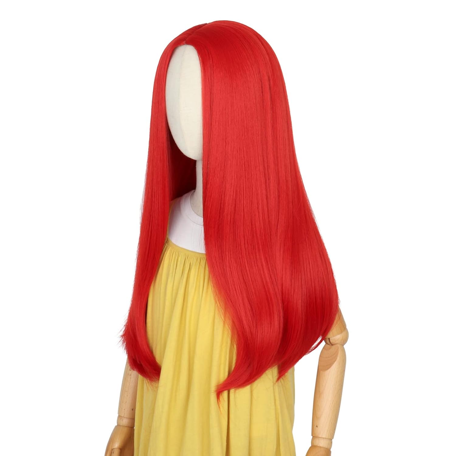 Detalle 1 de Yan Dream Red Straight Wig, 22.8-Inch Length