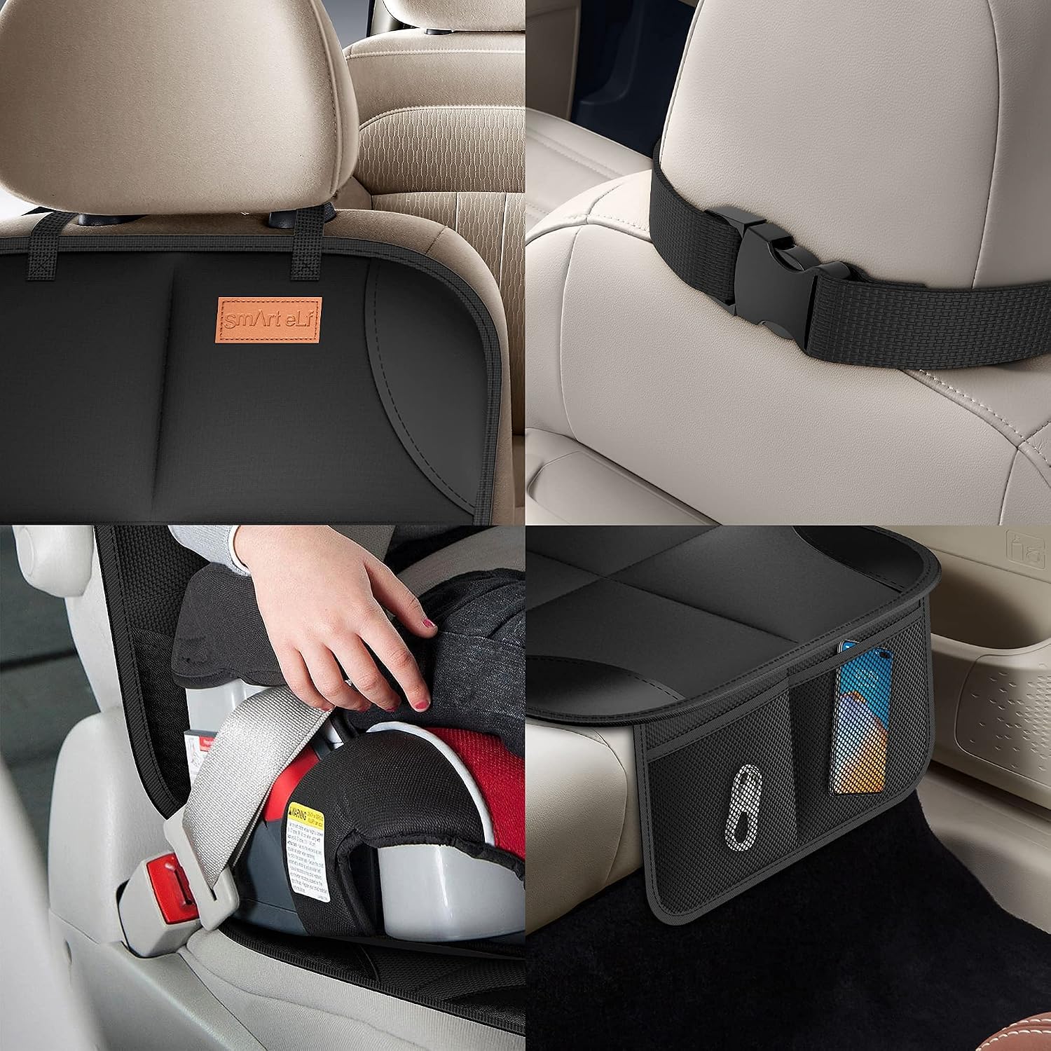 Thumbnail 6 de SMART ELF Car Seat Protector 18.5x23 Inch