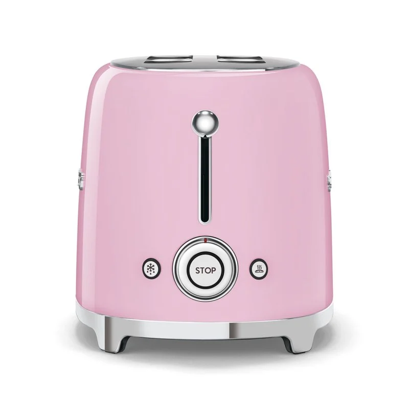 Thumbnail 1 de Smeg TSF01PKEU tostadora para 2 rebanadas de 950 W en rosa estilo años 50