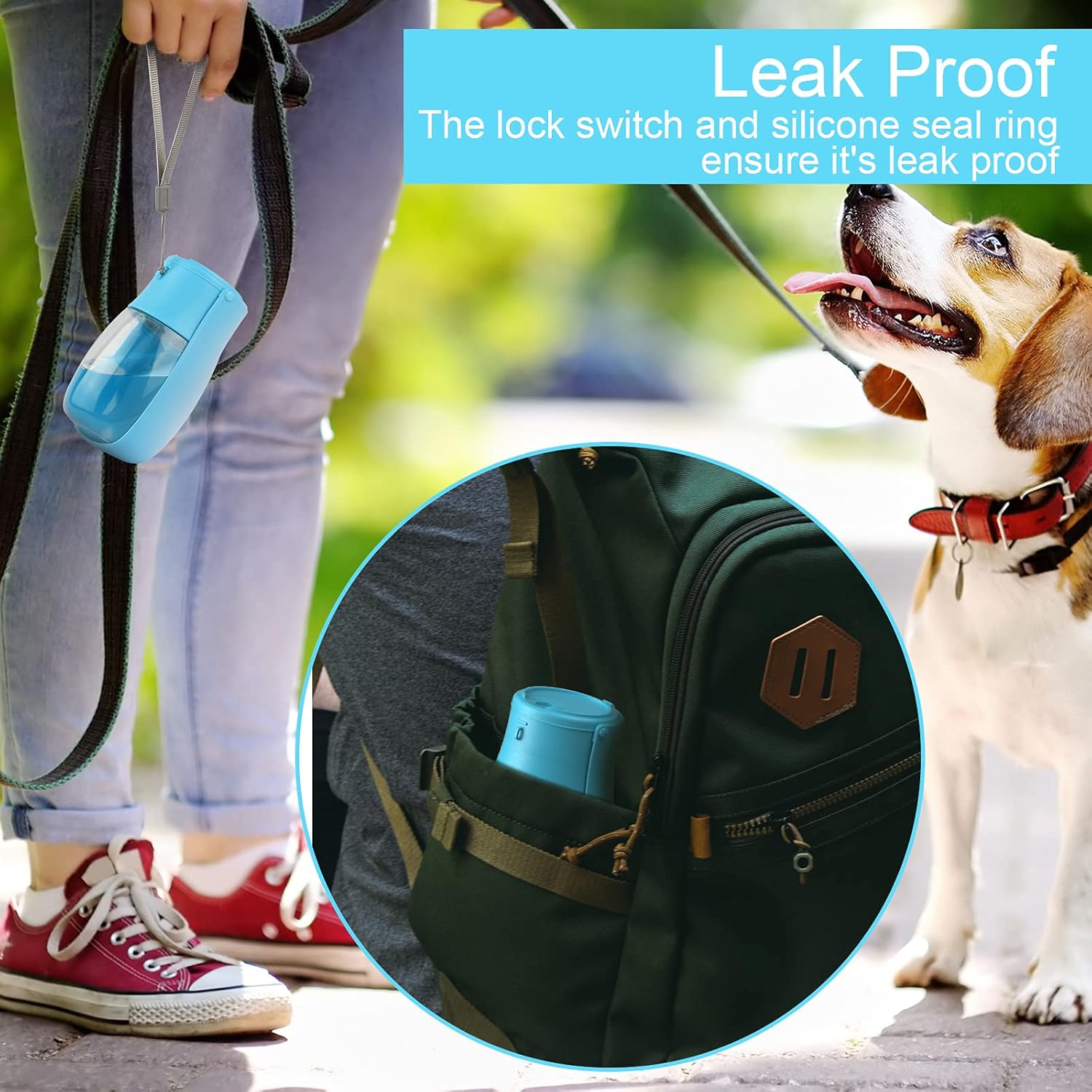 Thumbnail 5 de Gezimetie Dog Water Bottle Foldable 300ml