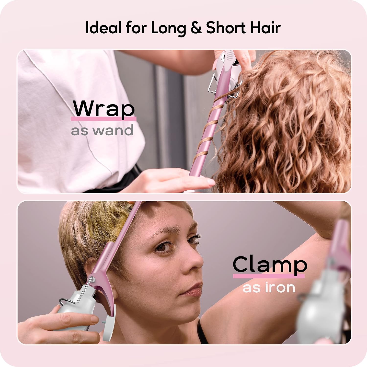 Detalle de ORYNNE 1/2-Inch Ceramic Curling Iron Wand with Digital Temperature Control