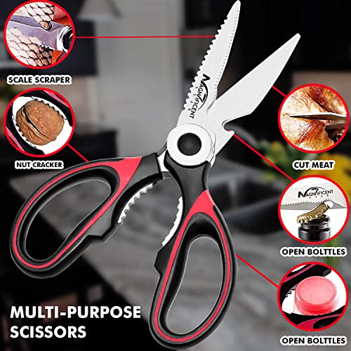 Thumbnail 1 de MAGNIFICENT 7 STAR: forbici da cucina con copertura, impugnatura morbida e funzione multifunzionale