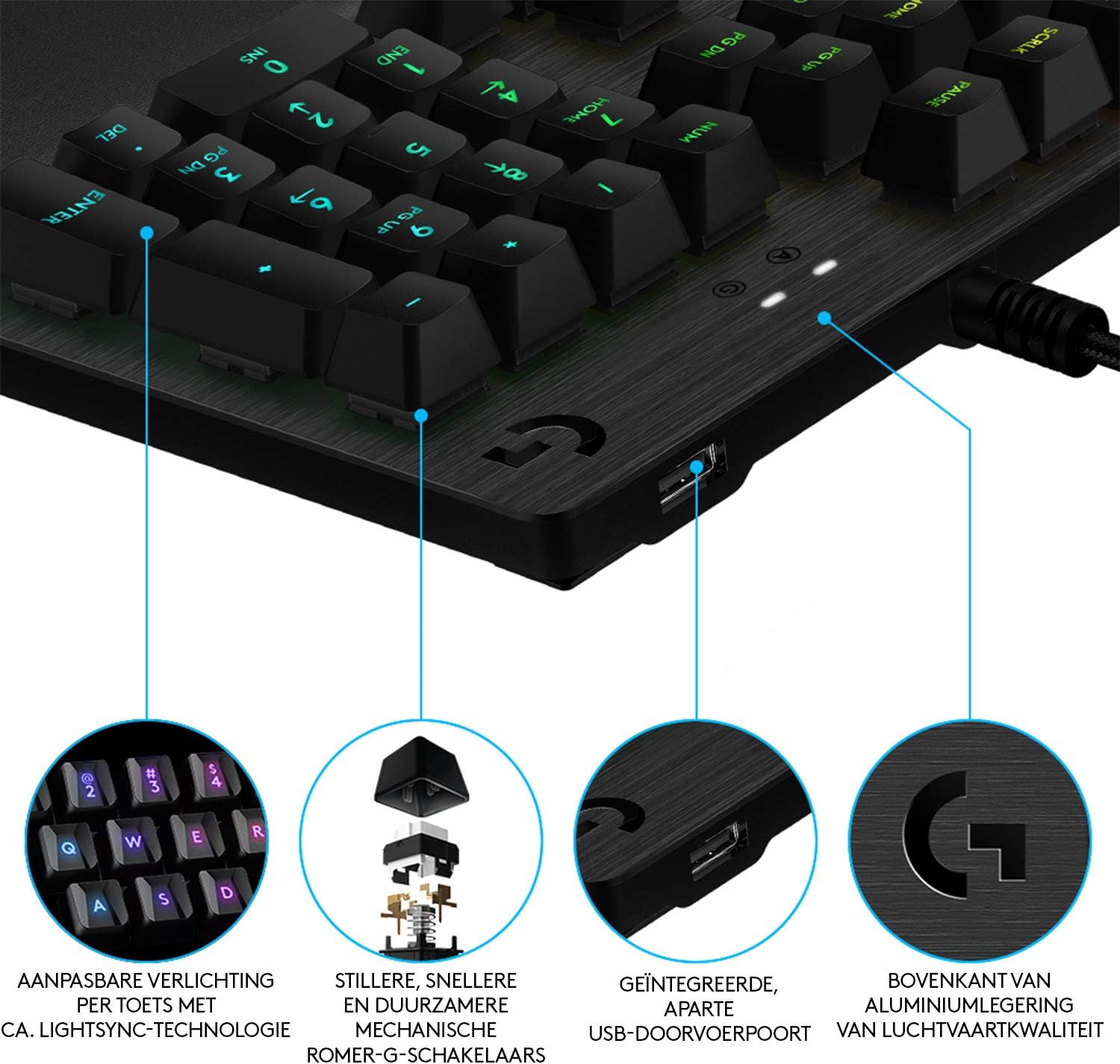 Thumbnail 3 de Logitech G512 CARBON tastiera meccanica ⌨