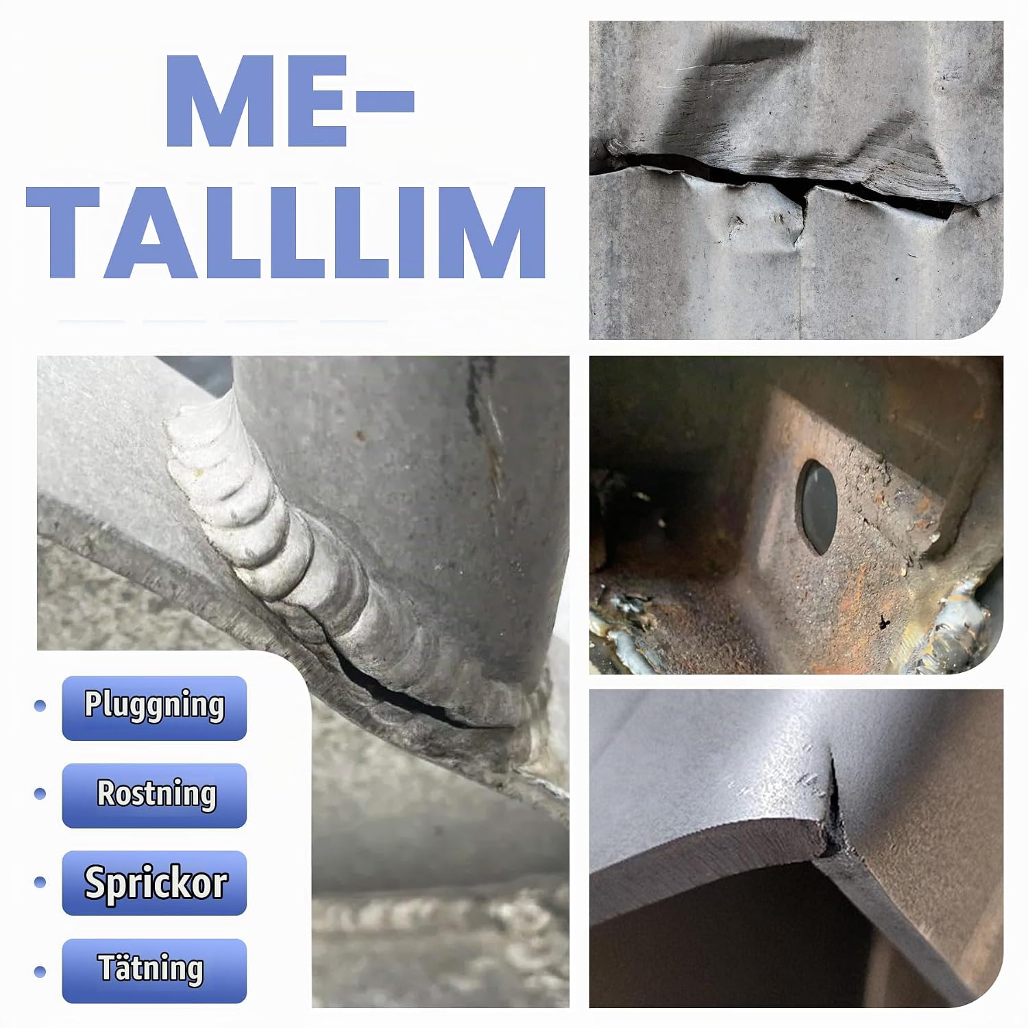 Detalle 1 de Fuchoi Metalllim Extra Stark 100 ml, tvåkomponents epoxilim