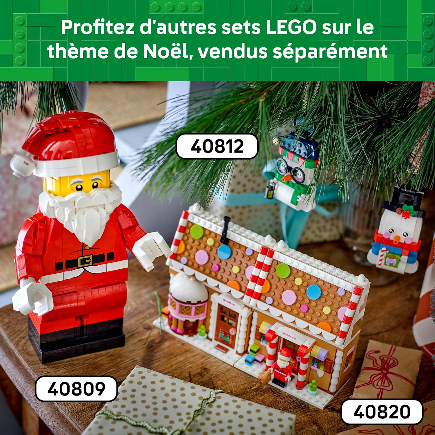 Thumbnail 5 de LEGO 40820 grote Kerstman-minifiguur, bouwset met 761 onderdelen