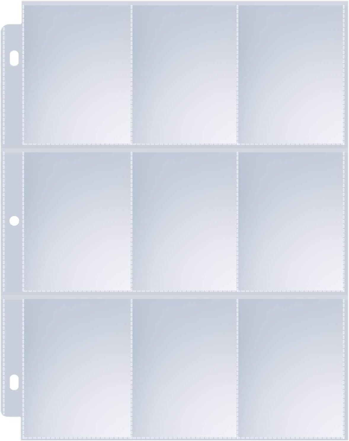 Sooez 120-Pack 9-Pocket Page Protectors for 3-Ring Binders