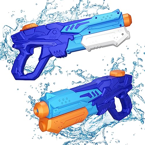 Detalle de MOZOOSON Pistola de Agua Niños 2 Pack – Soaker de gran capacidad y alcance