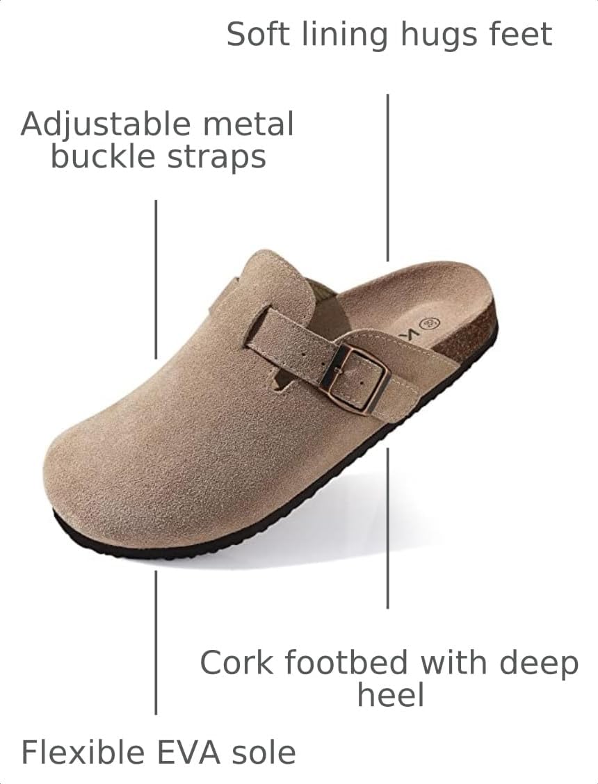 Thumbnail 2 de KIDMI Suede Clogs 👡