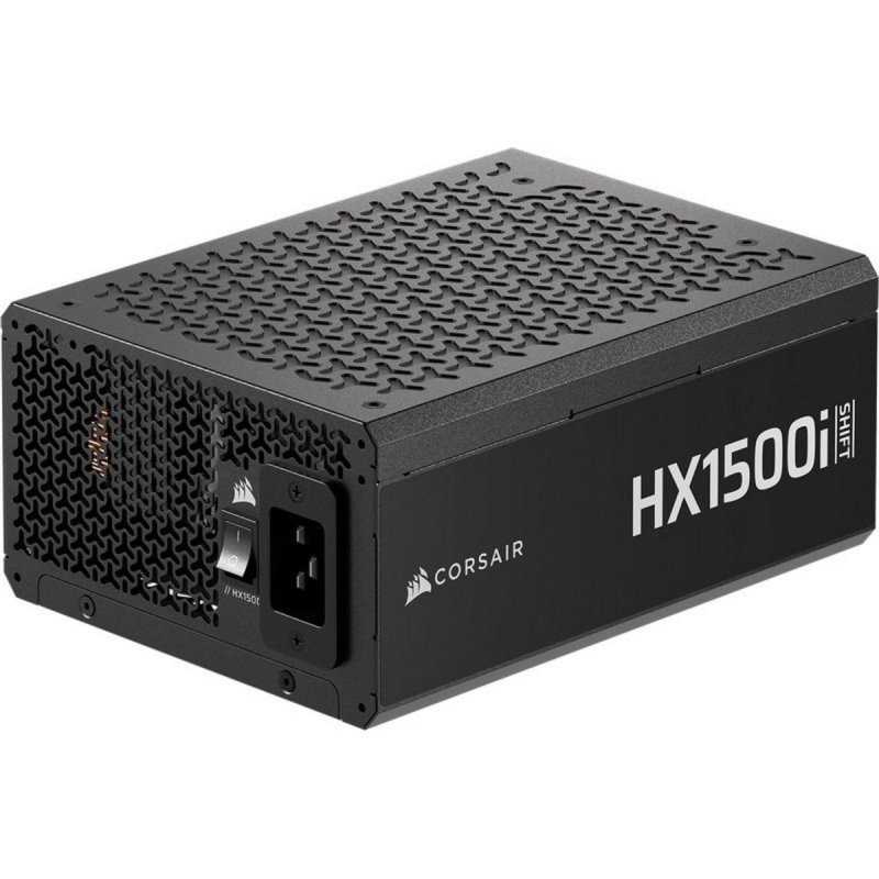 Detalle de Corsair HX1500i SHIFT: Fuente de Alimentación modular 1500 W con iCUE LINK y eficiencia Platino