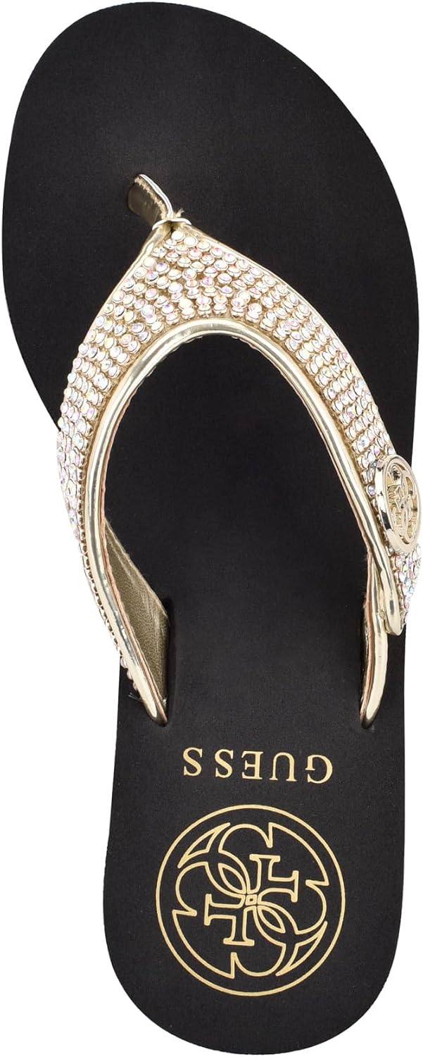 Detalle 2 de GUESS Gwsarraly4 TonguesFemme : Sandales à plateforme avec strass