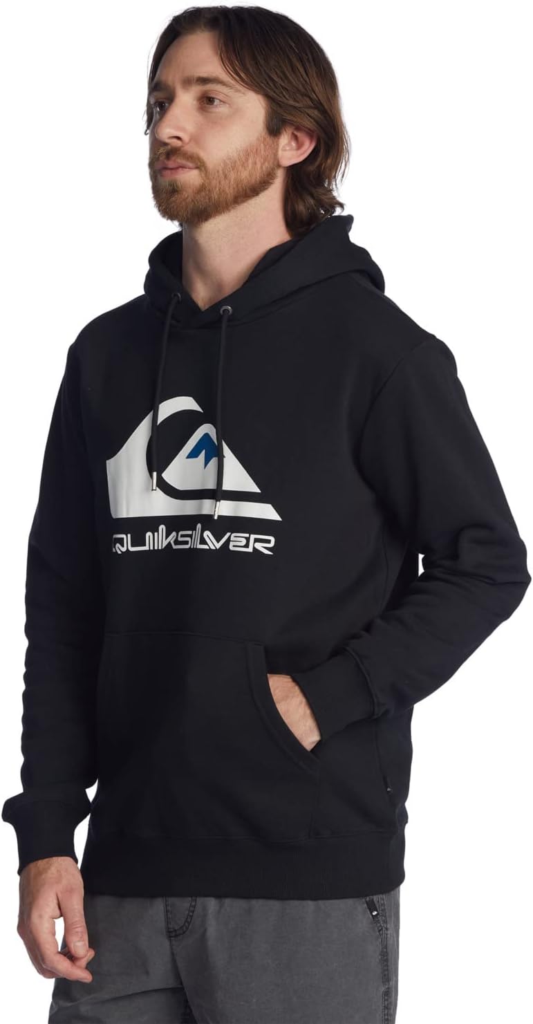 Thumbnail 3 de Quiksilver Homme Big Logo Hood Sweater – Noir, taille L EU