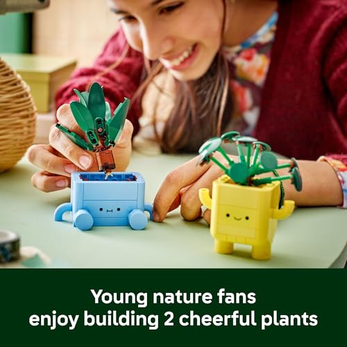 Detalle de LEGO Botanicals Happy Plants Building Toy (10349): Creative Indoor Garden for Kids 9+