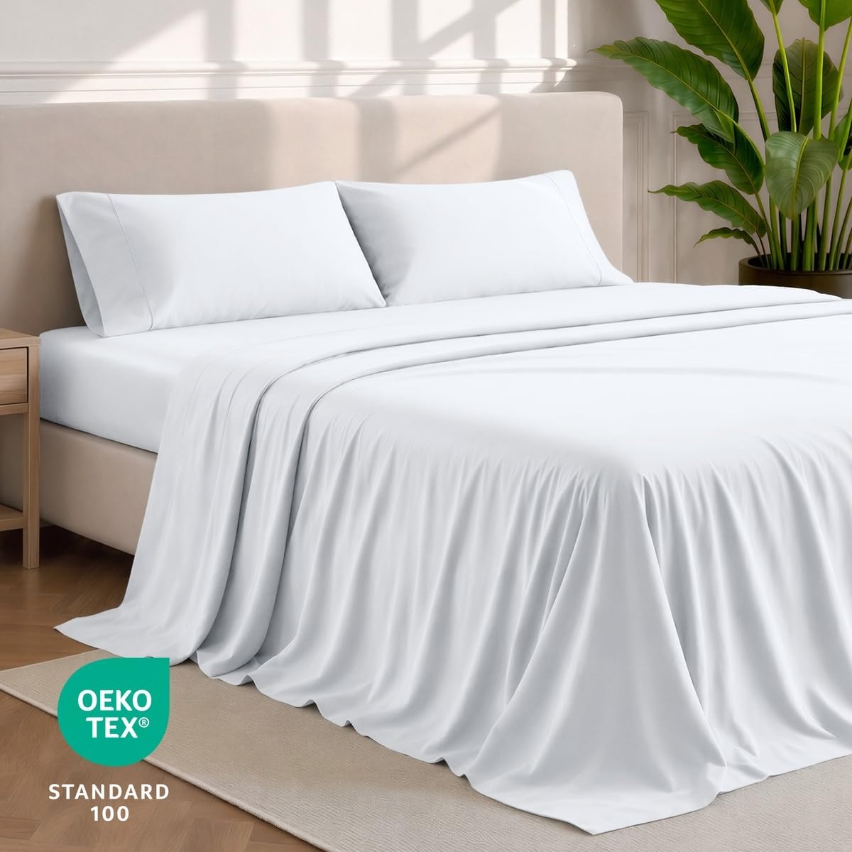 Thumbnail 3 de Bare Home Twin XL Sheet Set: 1800 Ultra-Soft Microfiber, Deep Pockets, 3-Piece Comfort