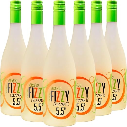 Detalle de Fizzy Frizzante Verdejo 🥂 Vino Espumoso 6x750ml