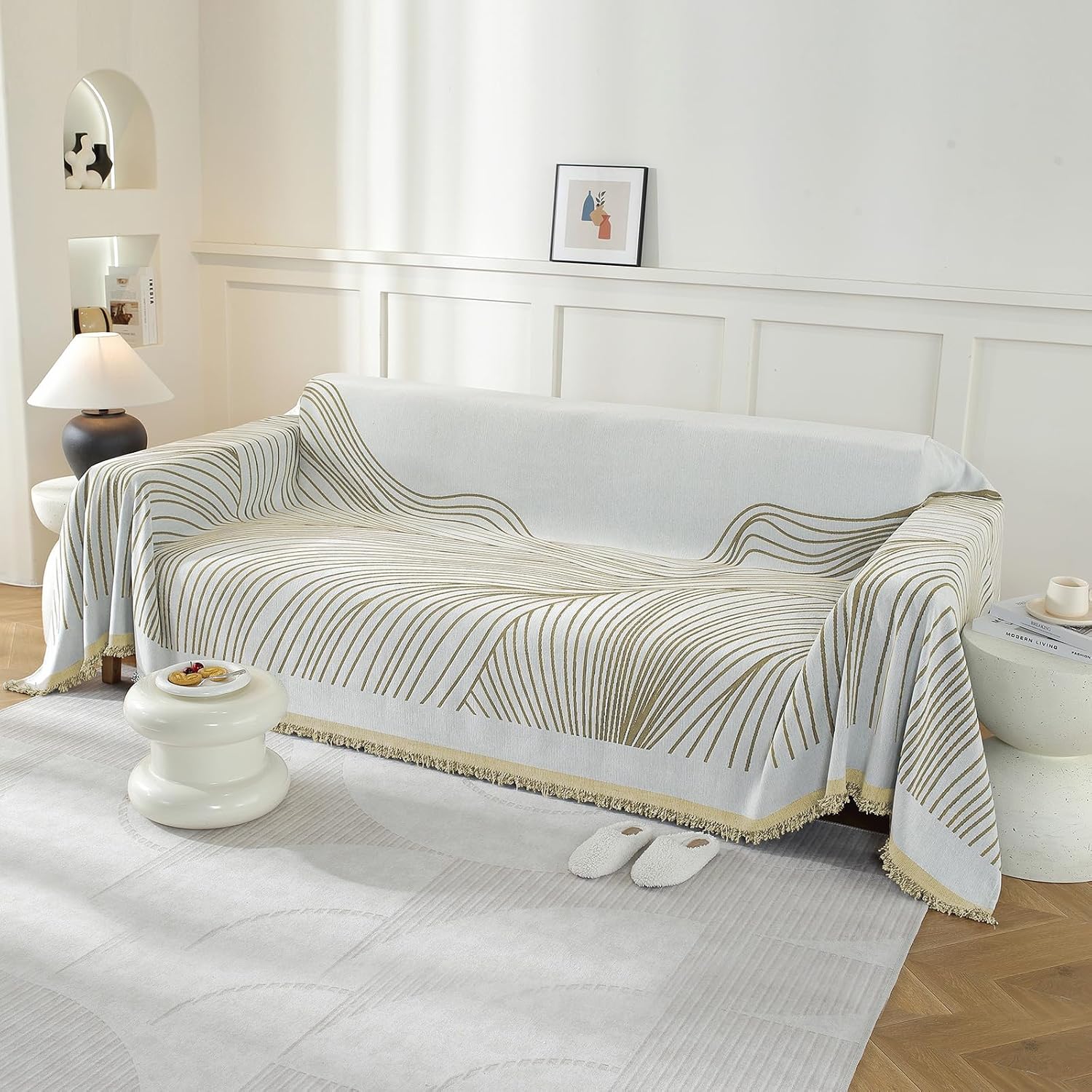 Detalle 2 de YSTELLAA Funda Sofa 4 Plazas 180×380CM