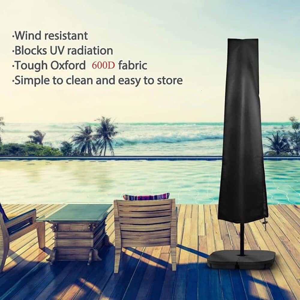 Thumbnail 3 de PATIO PLUS Parasol Cover: 190 x 25/50 cm Waterproof 600D Oxford with PVC Coating