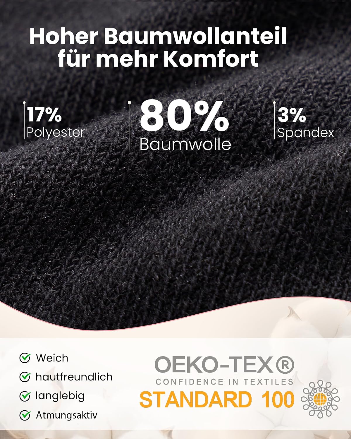 Detalle 1 de SockWaddles skarpety damskie, 80% bawełny, bezszwowe, czarne z kolorowymi akcentami