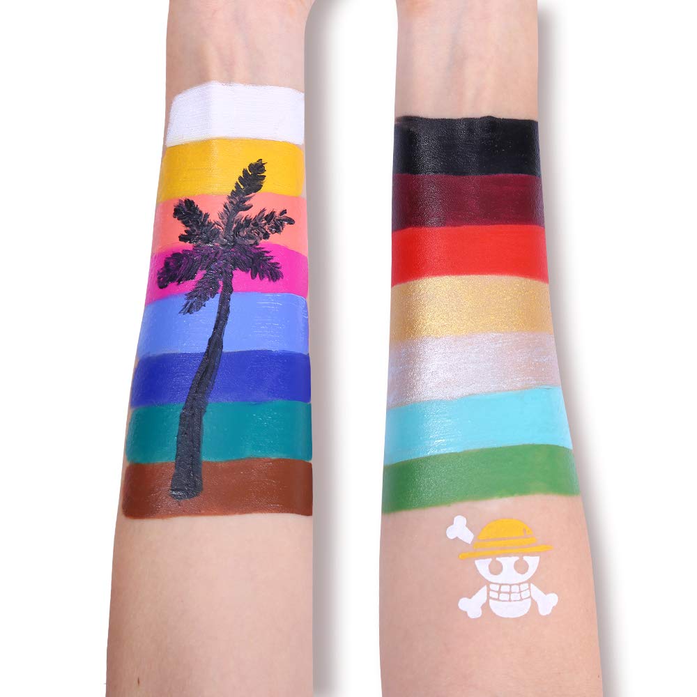 Thumbnail 2 de UCANBE 15-Color Oil Face and Body Paint Palette for FX Makeup
