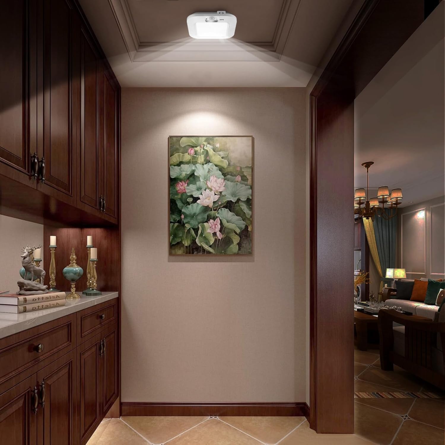 Thumbnail 6 de ANOTEK AN-025-DC-CA Motion Sensor Ceiling Light, 2-Pack, 180 Lumens