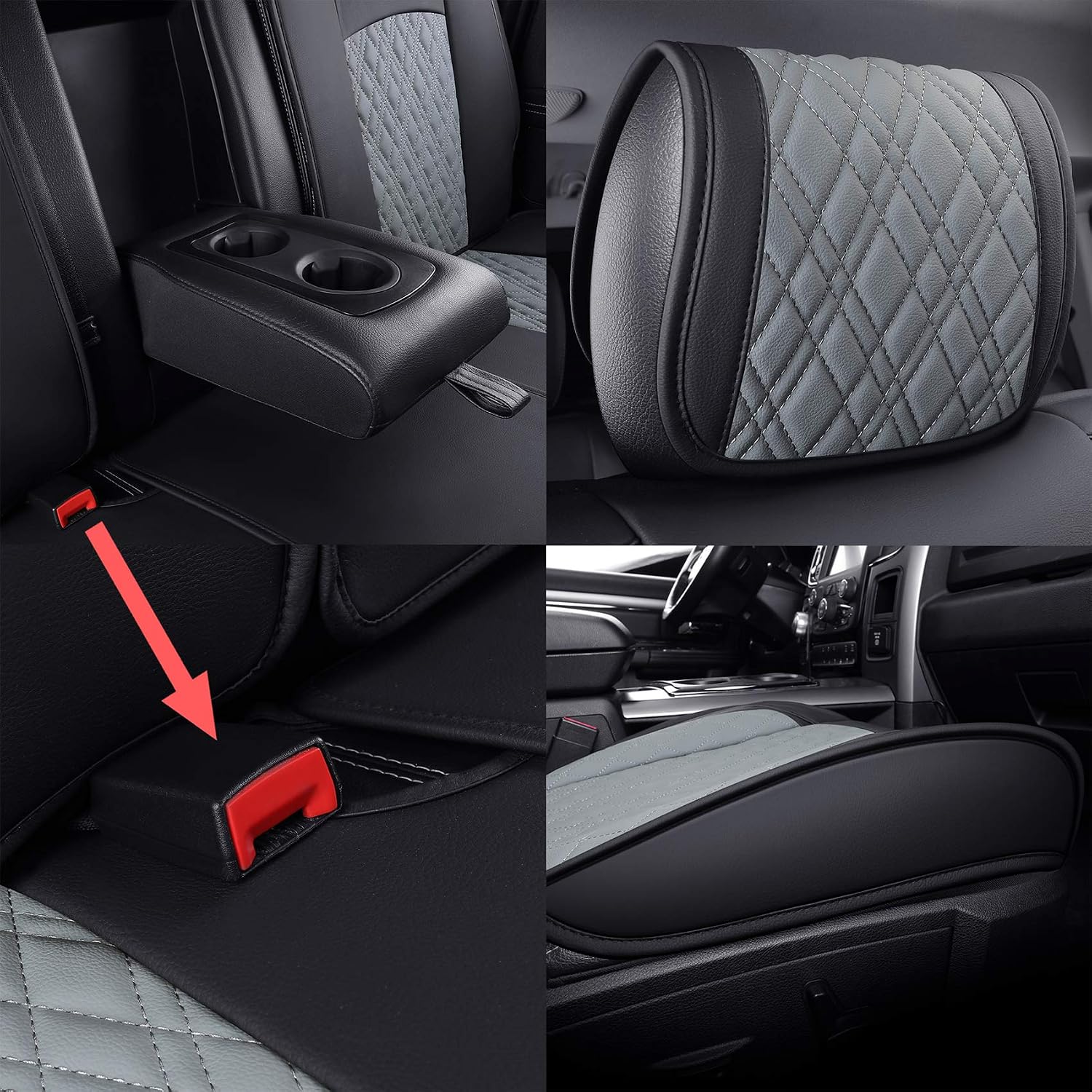 Thumbnail 6 de YIERTAI Dodge Ram Seat Covers 2009-2026