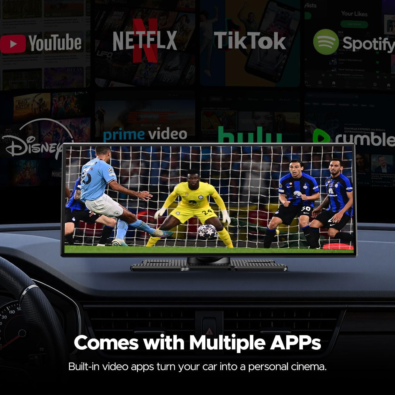 Thumbnail 2 de Volam 11" Wireless Carplay Screen for Car