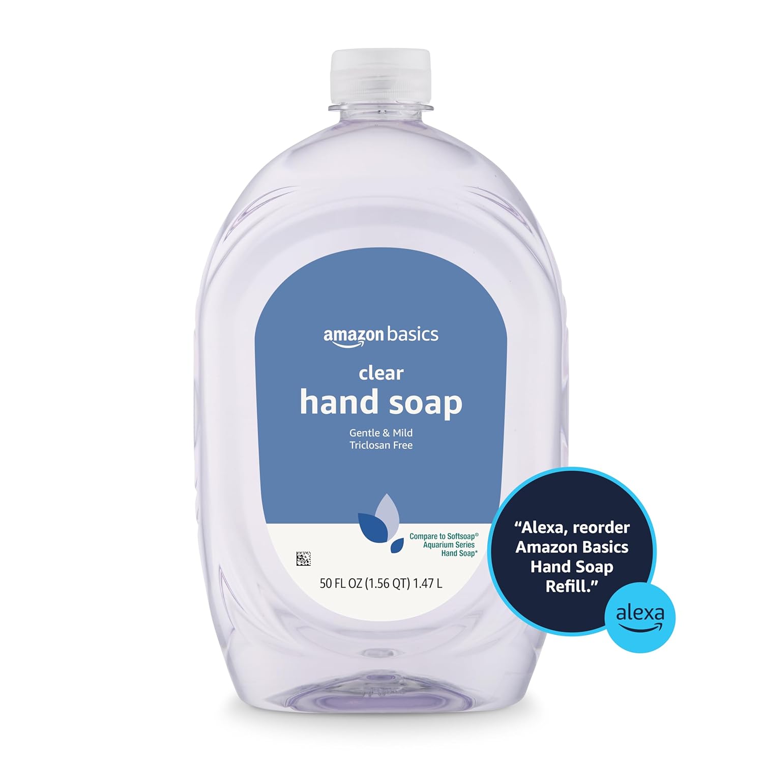 Thumbnail 5 de Amazon Basics Gentle & Mild Clear Liquid Hand Soap Refill (2-Pack, 50 fl oz each)