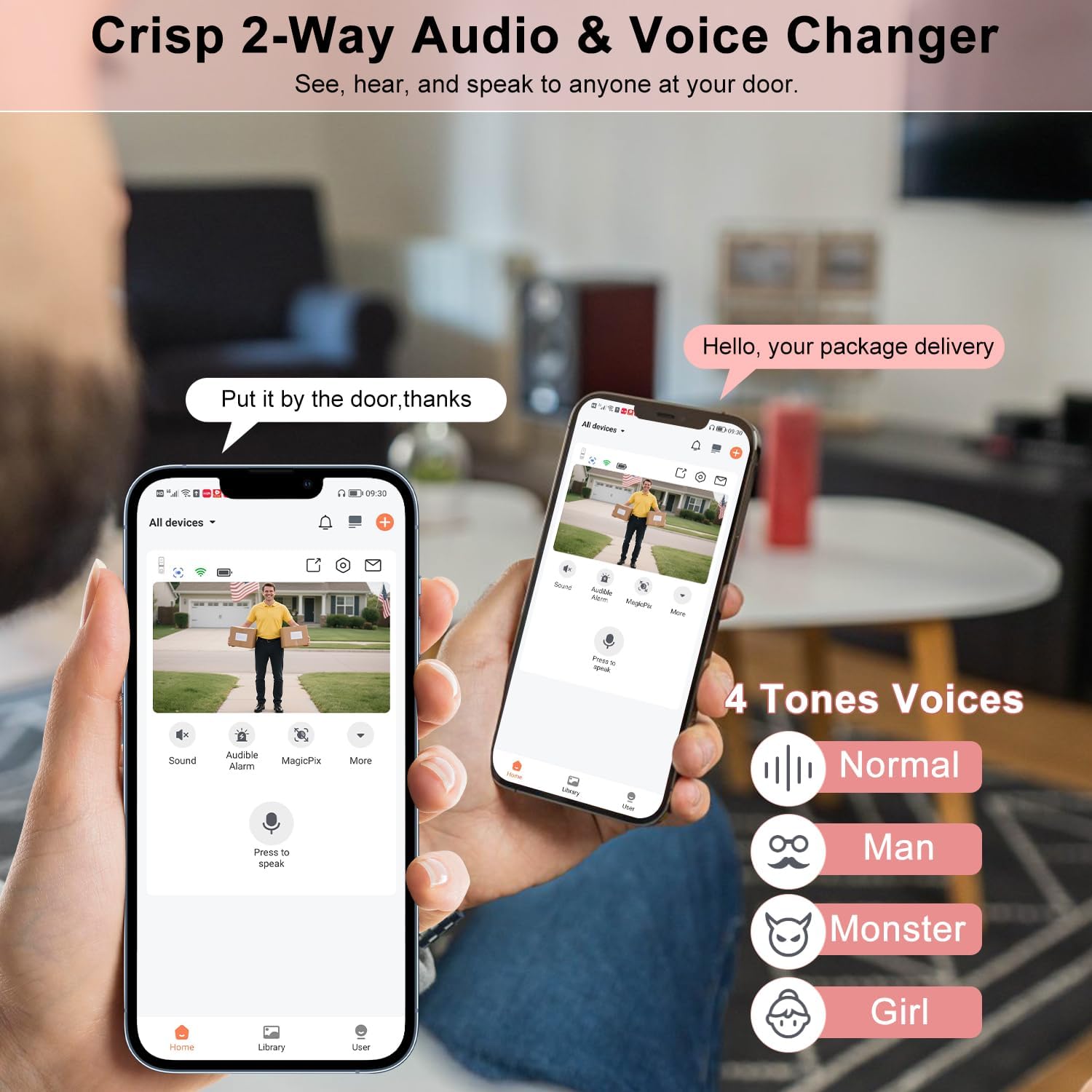 Thumbnail 3 de Video Doorbell Camera Wireless with Ringer Chime 2K Door Bell