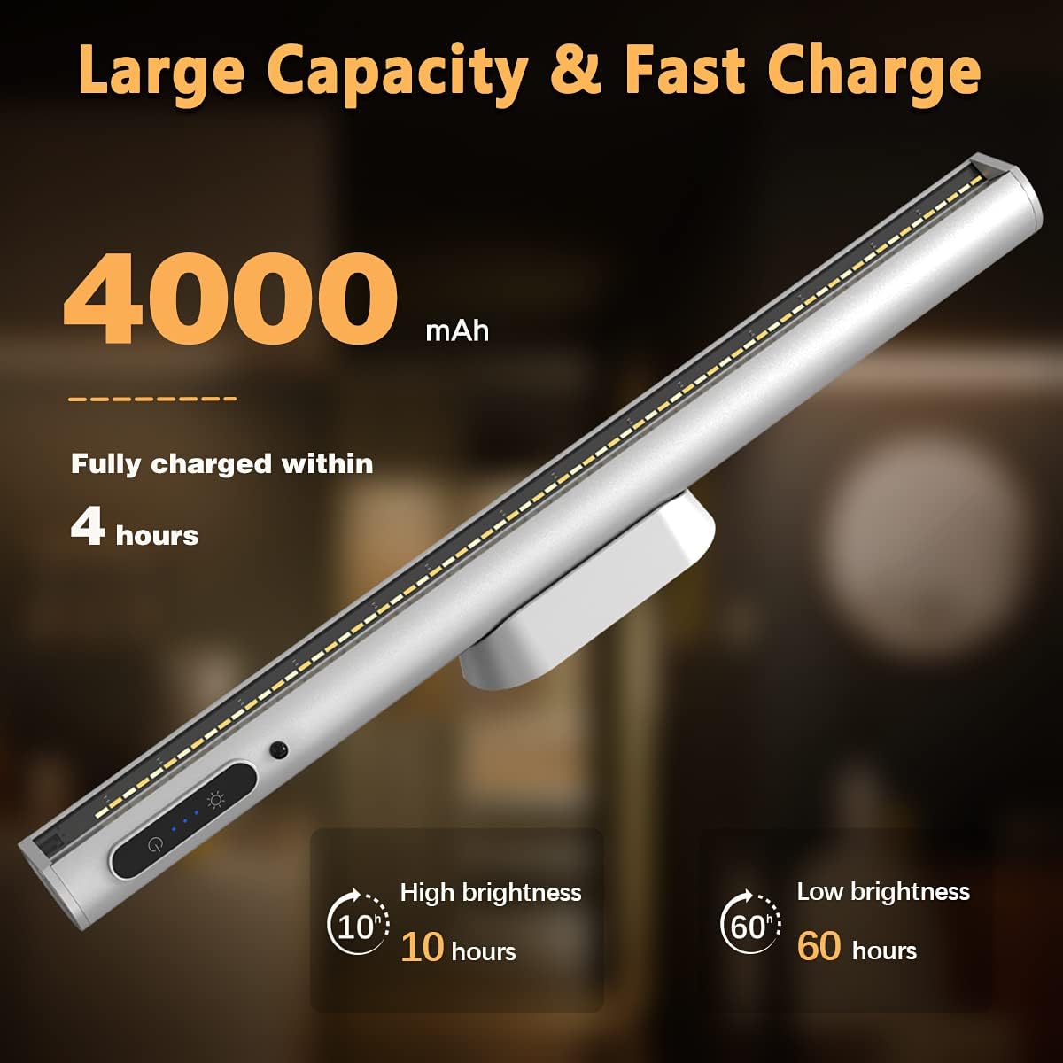 Detalle de bravzurg Unterbauleuchte Küche 4000mAh