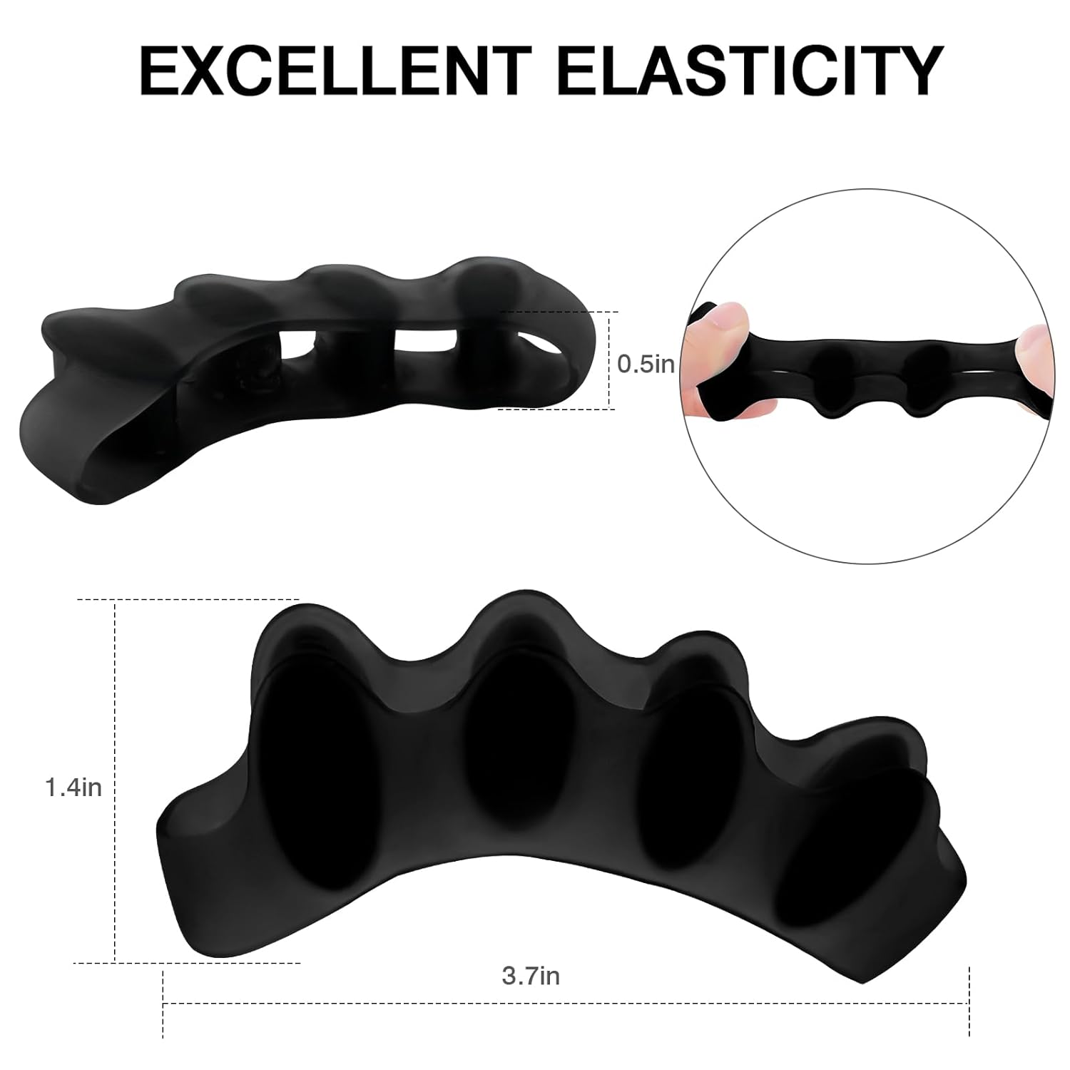 Detalle 2 de HLOES 2PCS Toe Spacers for Foot Pain Relief