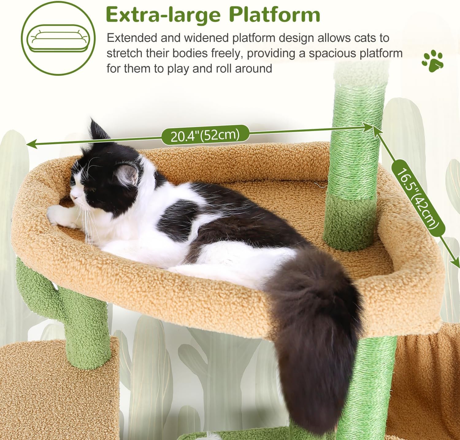 Detalle 2 de Globlazer Cat Tree, 68-Inch