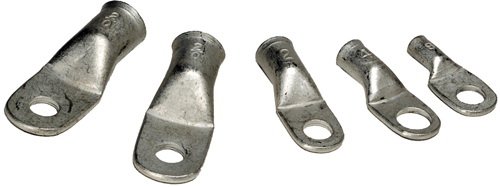 Detalle 1 de ANCOR 242244 Marine-Grade Tinned Copper Lugs, 6 AWG, 1/4-Inch, 25-Pack