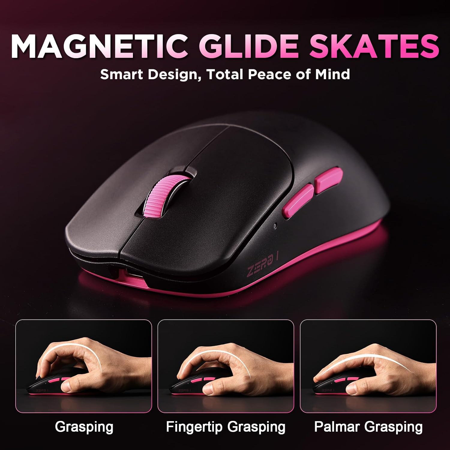 Thumbnail 6 de MIKIBY Zero1 Pro Wireless Gaming Mouse, 55g, Tri-Mode, 6 Buttons