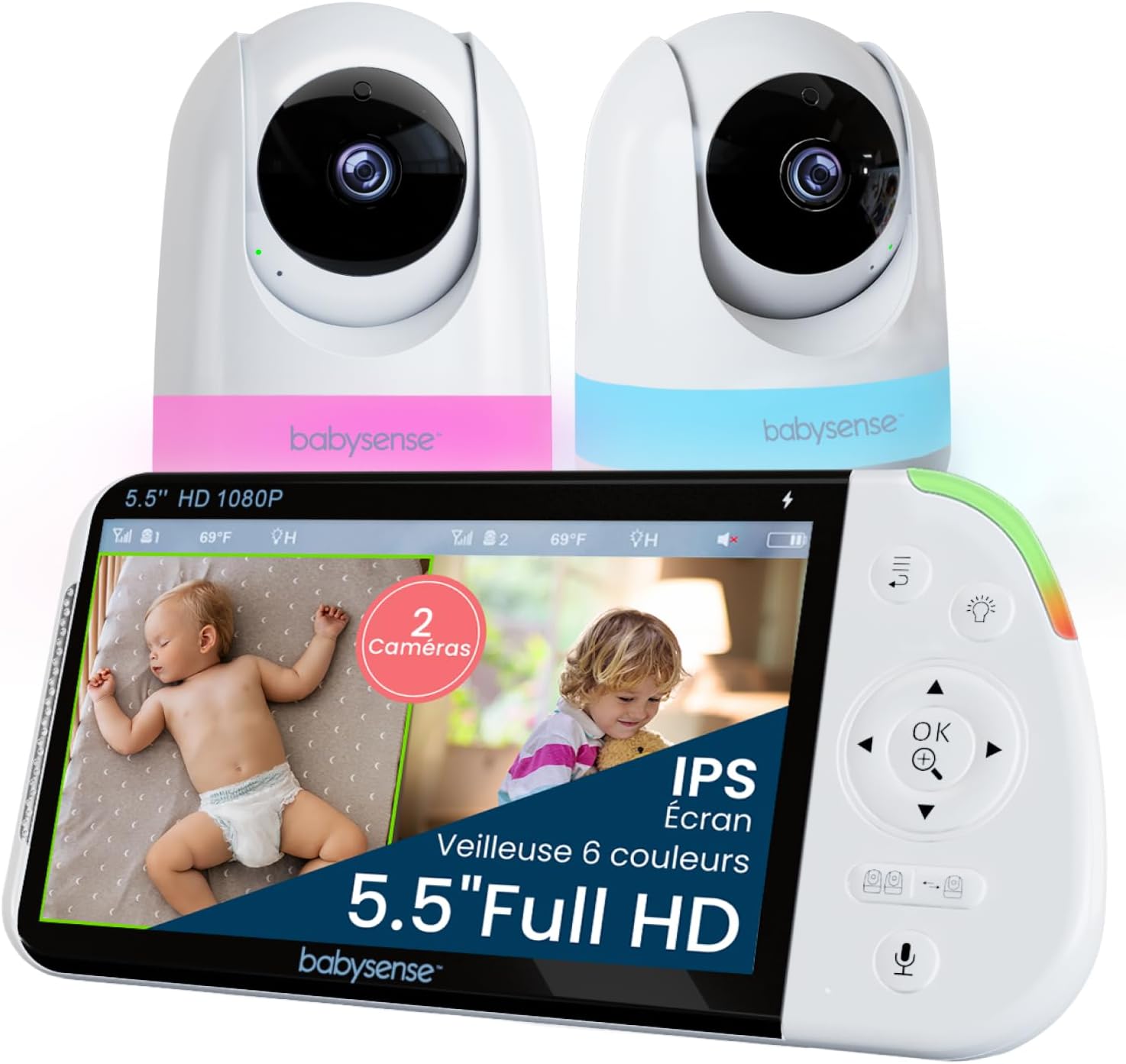Detalle de Babysense Moniteur bébé Full HD 20 h