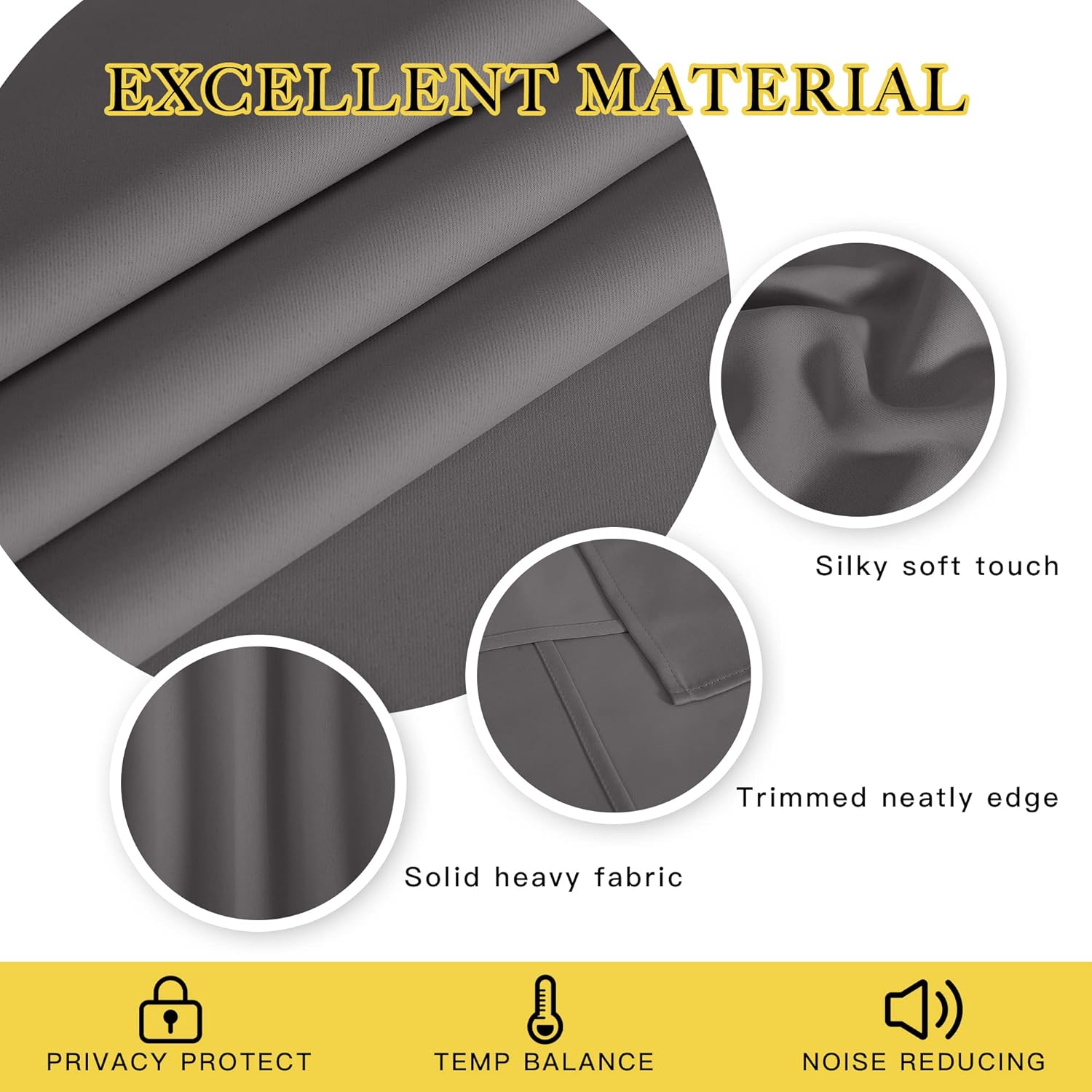 Thumbnail 3 de NICETOWN 84-inch Blackout Patio Curtains 📐